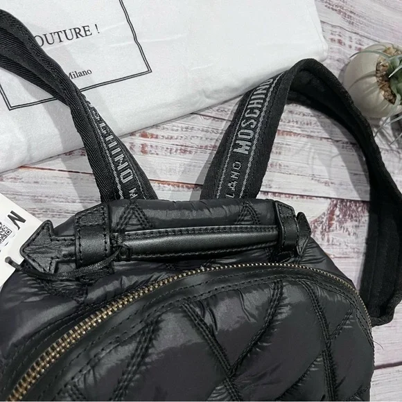 Moschino Milano Logo Small Backpack - Picture 7 of 14